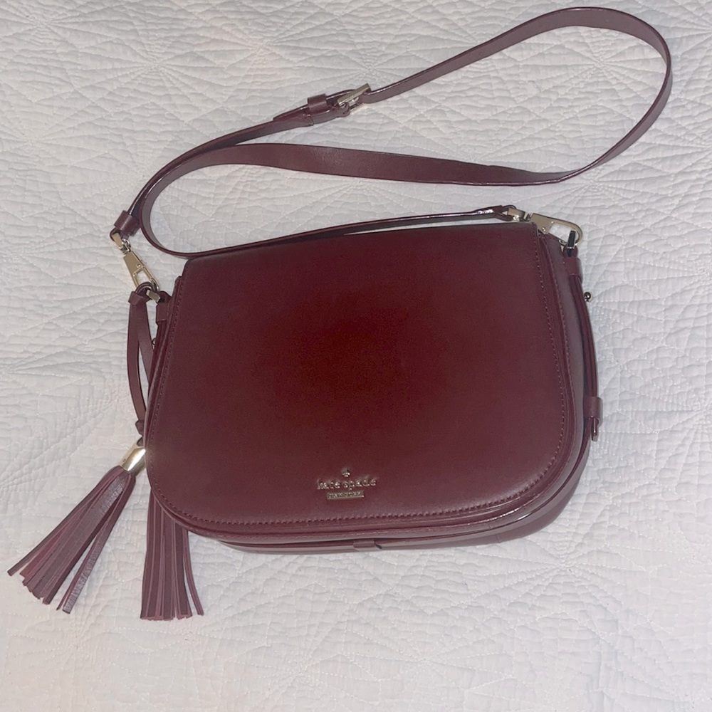 Beautiful Kate Spade cherry smooth leather bag